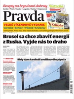 Vydanie Pravdy, náhlad obálky denníka